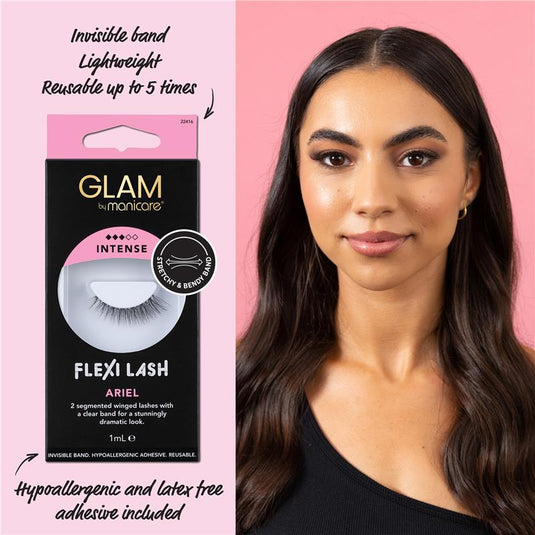 Glam By Manicare Ariel Flexi Lashes Intense
