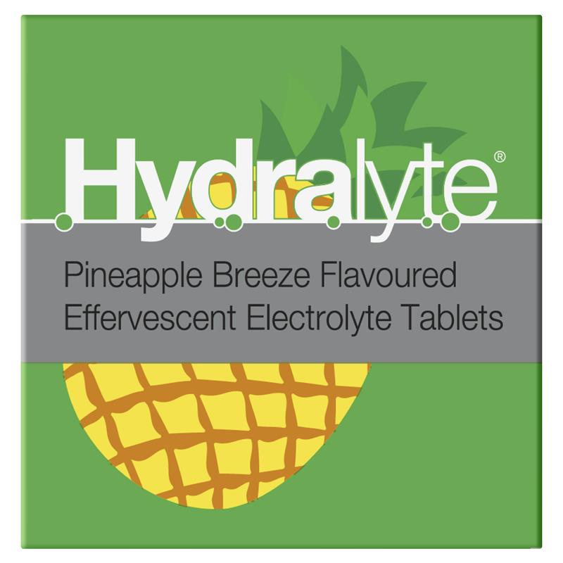 Load image into Gallery viewer, Hydralyte Electrolyte Effervescent Pineapple 20 Tablets
