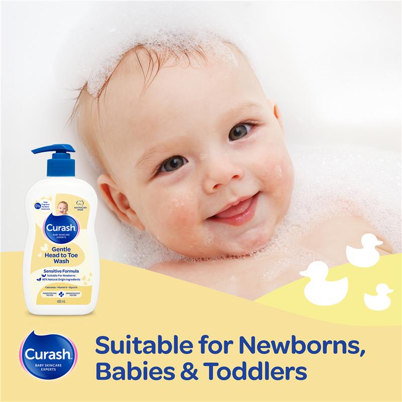 Load image into Gallery viewer, Curash Gentle Head To Toe Wash 400ml
