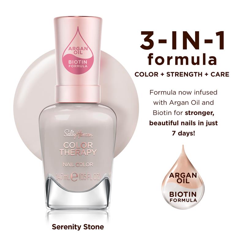 Load image into Gallery viewer, Sally Hansen Color Therapy Nail Polish Serenity Stone 14.7ml
