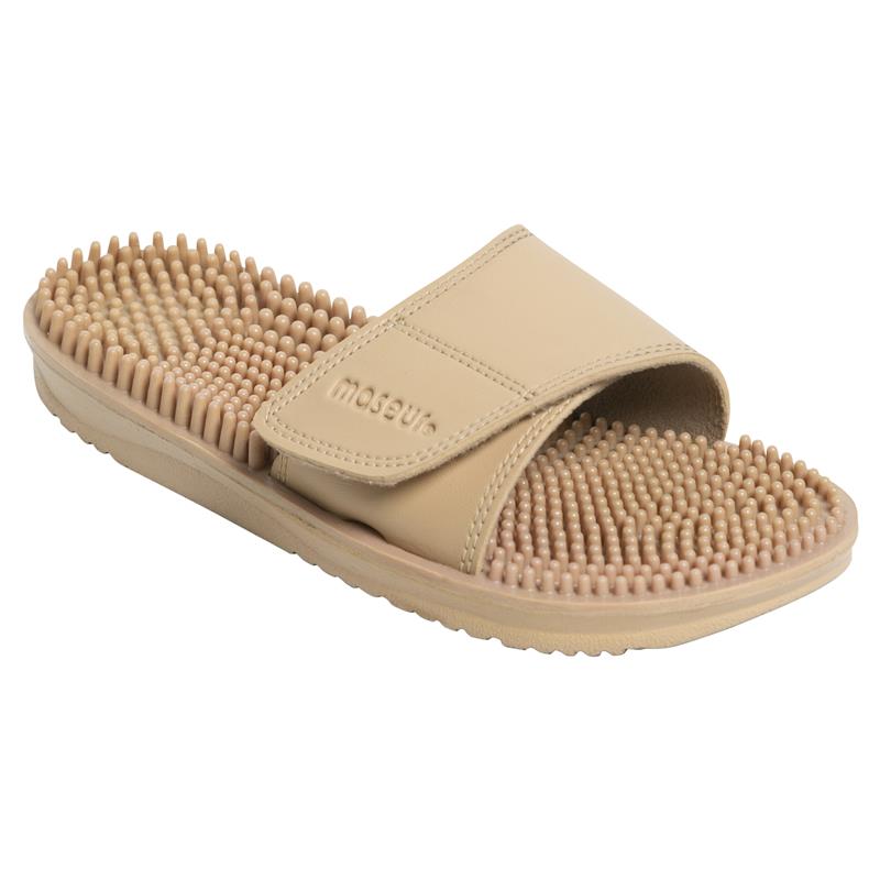 Load image into Gallery viewer, Maseur Invigorating Massage Sandal Beige Size 4
