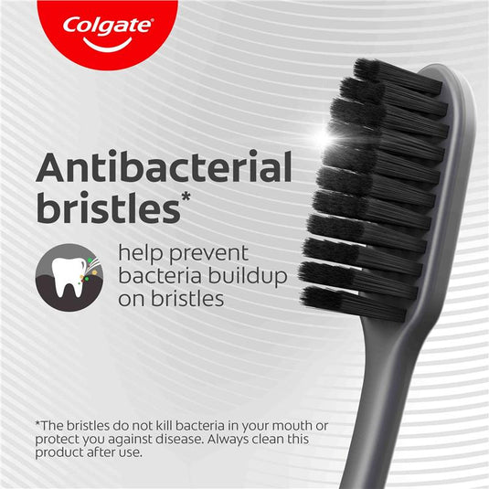 Colgate Toothbrush Slim Soft Charcoal Ultra Soft Bristles