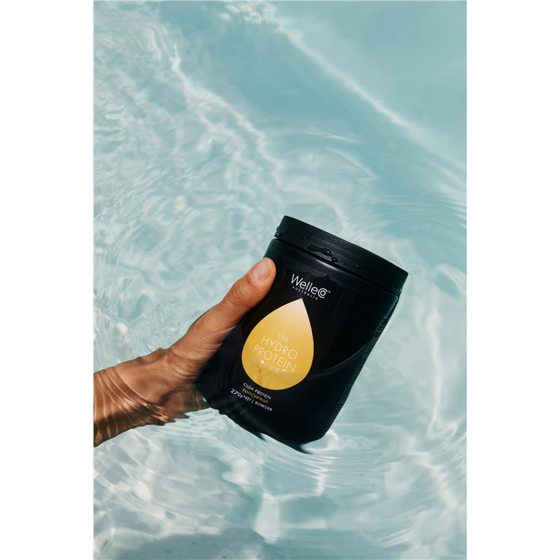 Load image into Gallery viewer, WelleCo The HydroProtein Elixir Passionfruit 270g Jar
