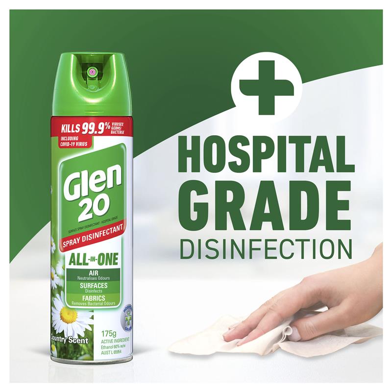 Load image into Gallery viewer, Glen 20 Spray Disinfectant Country Scent 175g
