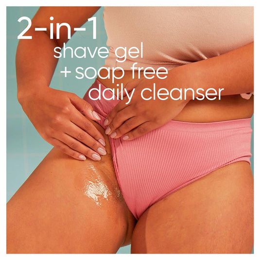 Gillette Venus for Pubic Hair & Skin 2 In 1 Cleanser & Shave Gel 190ml