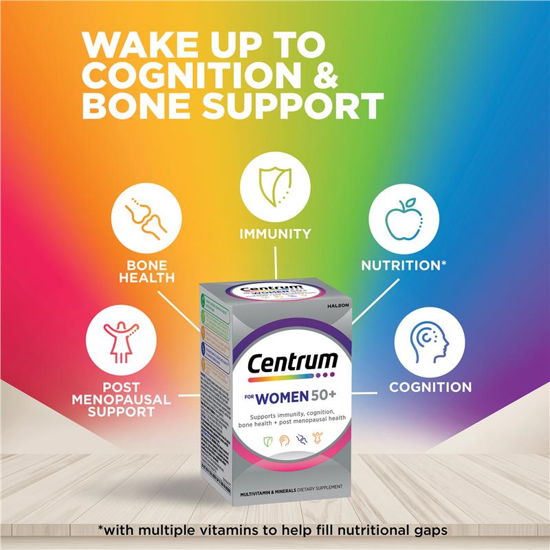 Load image into Gallery viewer, Centrum For Women 50+ 90 Tablets Exclusive Size
