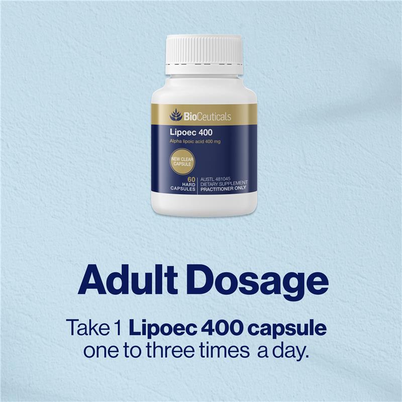 Load image into Gallery viewer, BioCeuticals Lipoec 400 60 Capsules
