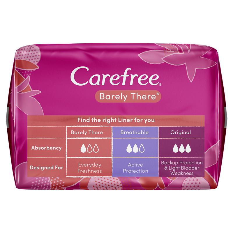 Load image into Gallery viewer, Carefree Barely There Shower Fresh Scented Panty Liners 42 Pack
