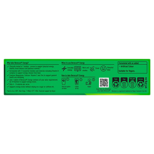 Berocca Energy Mango And Orange 30 Effervescent Tablets