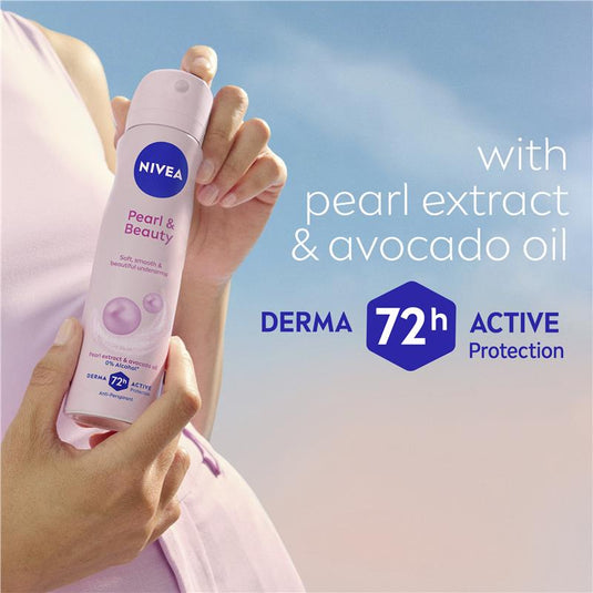 NIVEA Pearl And Beauty Aerosol Deodorant 72H Protection 250ml