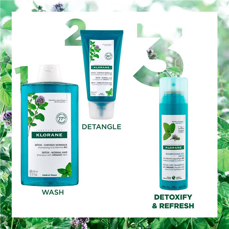 Load image into Gallery viewer, Klorane Aquatic Mint Dry Shampoo 150ml - Scalp Detox
