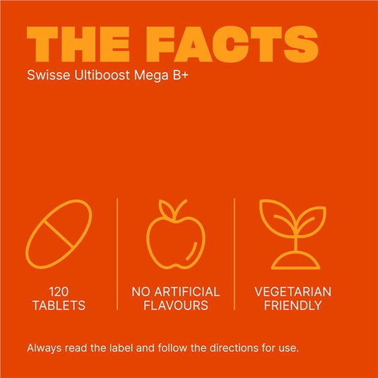 Swisse Mega B + 120 Tablets