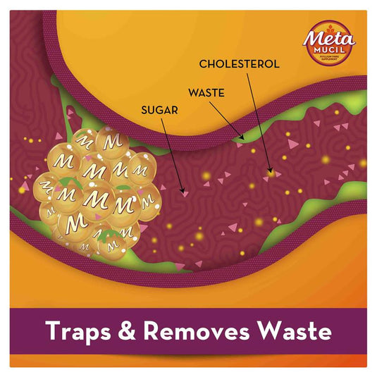 Metamucil Fibre Supplement Regular 72 Dose 504g