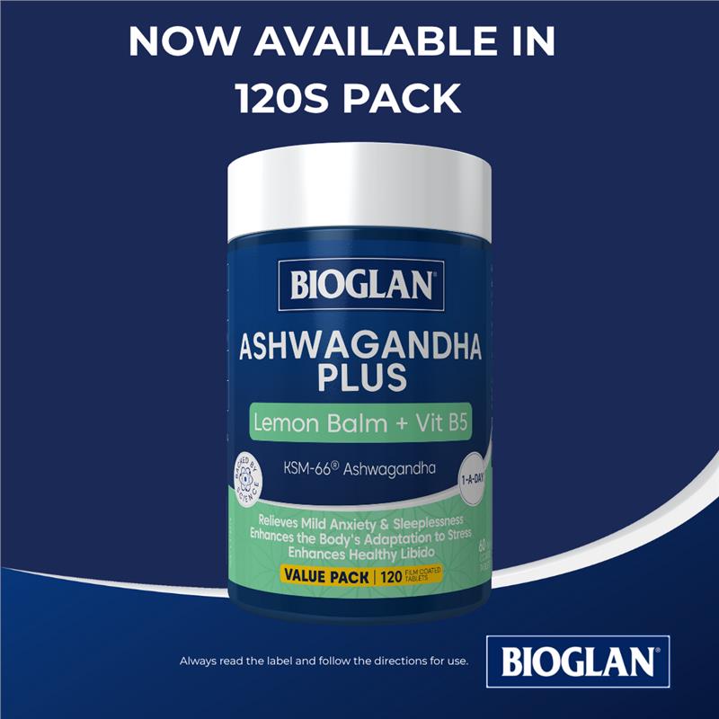 Load image into Gallery viewer, Bioglan Ashwagandha Plus 60 Tablets
