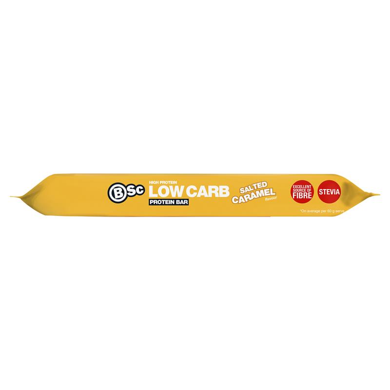 Load image into Gallery viewer, BSc High Protein Low Carb Bar Salted Caramel 60g
