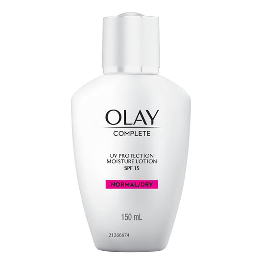 Olay Complete UV Protection Moisturiser Lotion Normal/Dry SPF15 150mL