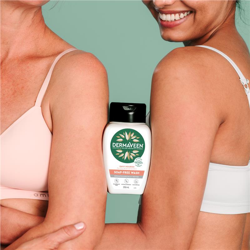 Load image into Gallery viewer, DermaVeen Daily Nourish Soap-Free Wash for Dry &amp; Sensitive Skin 250mL
