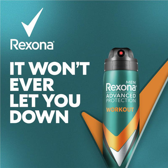 Rexona Men Advanced Antiperspirant Aerosol Workout 220ml