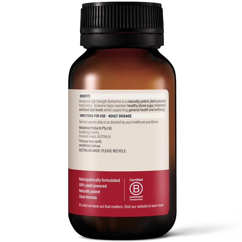 Load image into Gallery viewer, Wanderlust High Strength Berberine 120 Capsules
