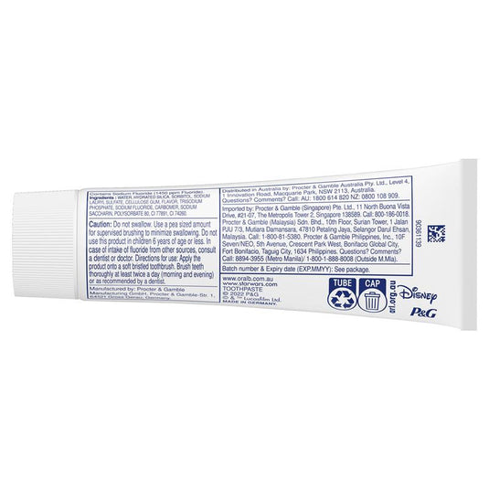 Oral B Junior Toothpaste 6+ Years Star Wars 95g