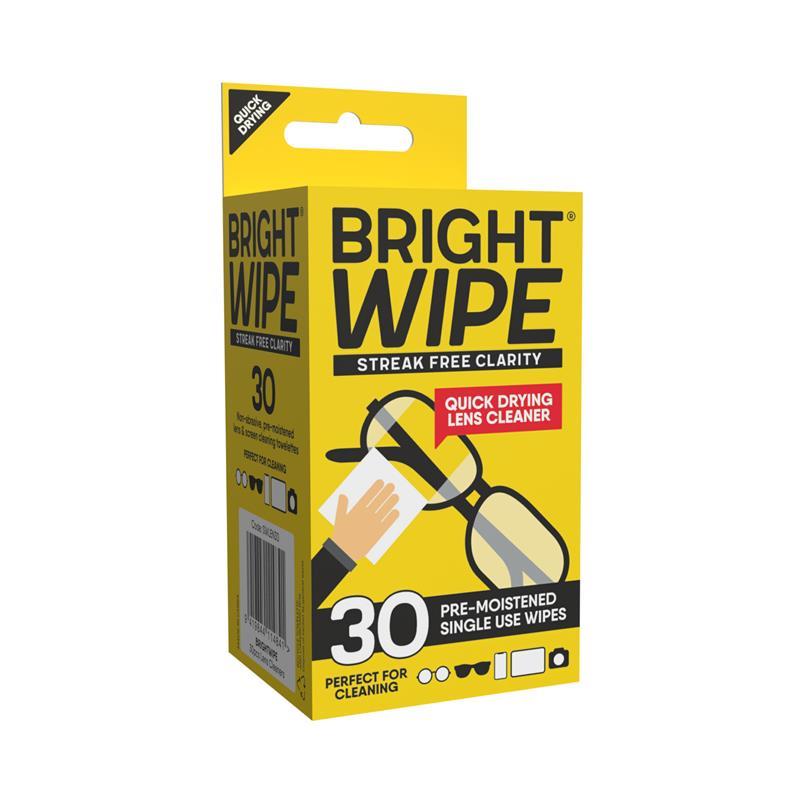 Load image into Gallery viewer, BrightWipe Lens Cleaning Wipes 30 Pack
