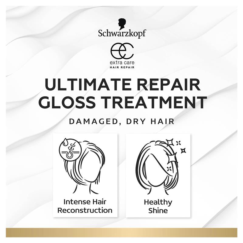 Load image into Gallery viewer, Schwarzkopf Extra Care Ultimate Repair Strengthening Repair &amp; Gloss Treatment 120ml
