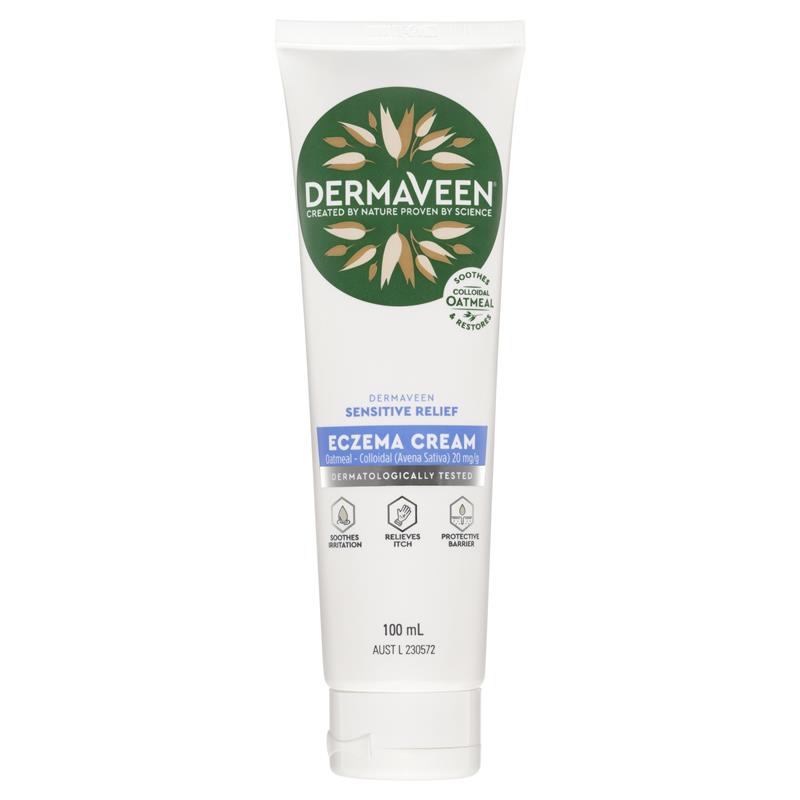 Load image into Gallery viewer, DermaVeen Sensitive Relief Eczema Cream 100mL
