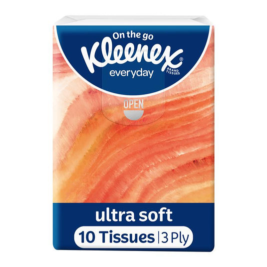 Kleenex Ultra Soft Pocket Tissues 10