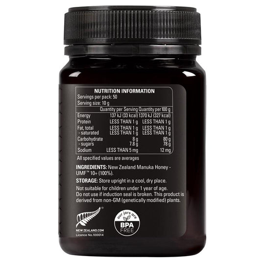Comvita UMF 10+ Manuka Honey 500g (Not Available in WA)