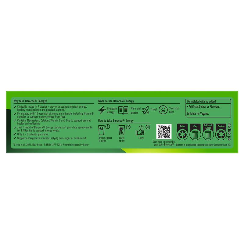 Load image into Gallery viewer, Berocca Energy Pinelime Crush 15 Effervescent Tablets Exclusive

