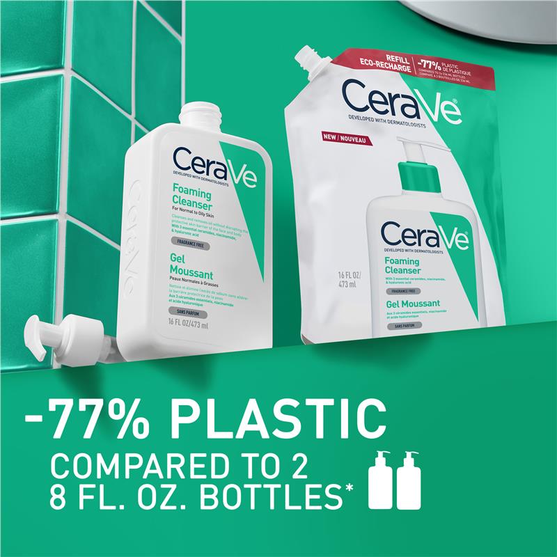 Load image into Gallery viewer, CeraVe Foaming Cleanser Eco-Recharge Refill 473ml
