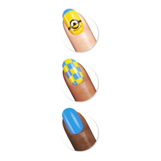 Sally Hansen Salon Effects Perfect Manicure 24 Press On Nails Despicable Me One In A Minion Limited Edition