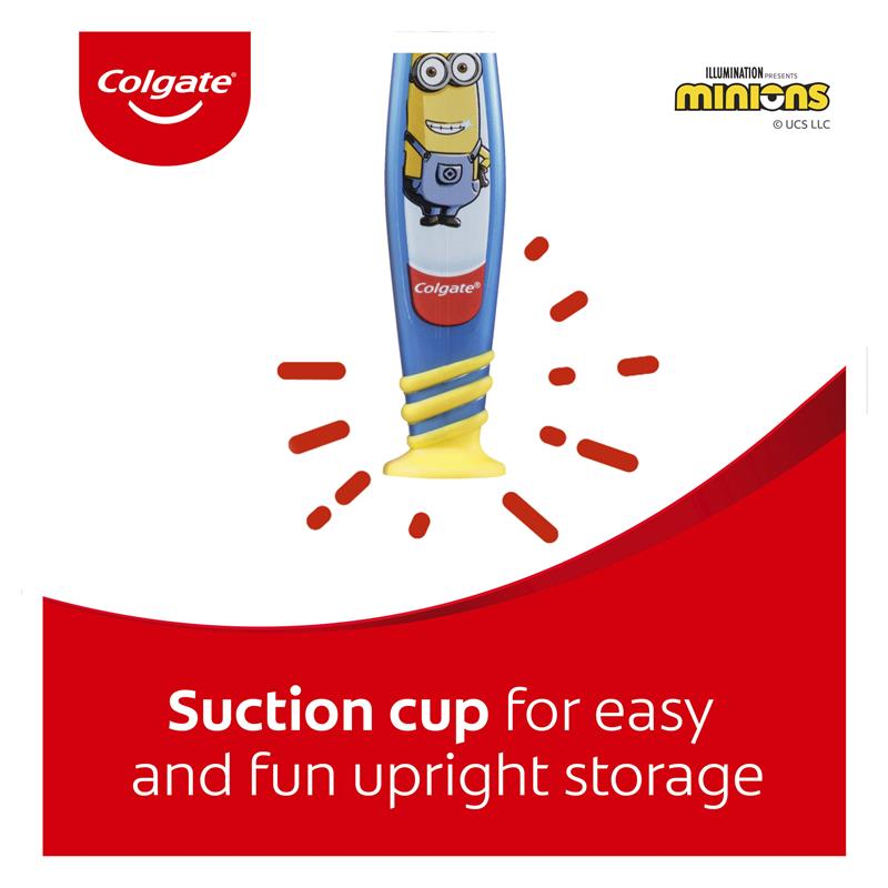Load image into Gallery viewer, Colgate Minions Kids Toothbrush 6+ Years Extra Soft 2 Pack
