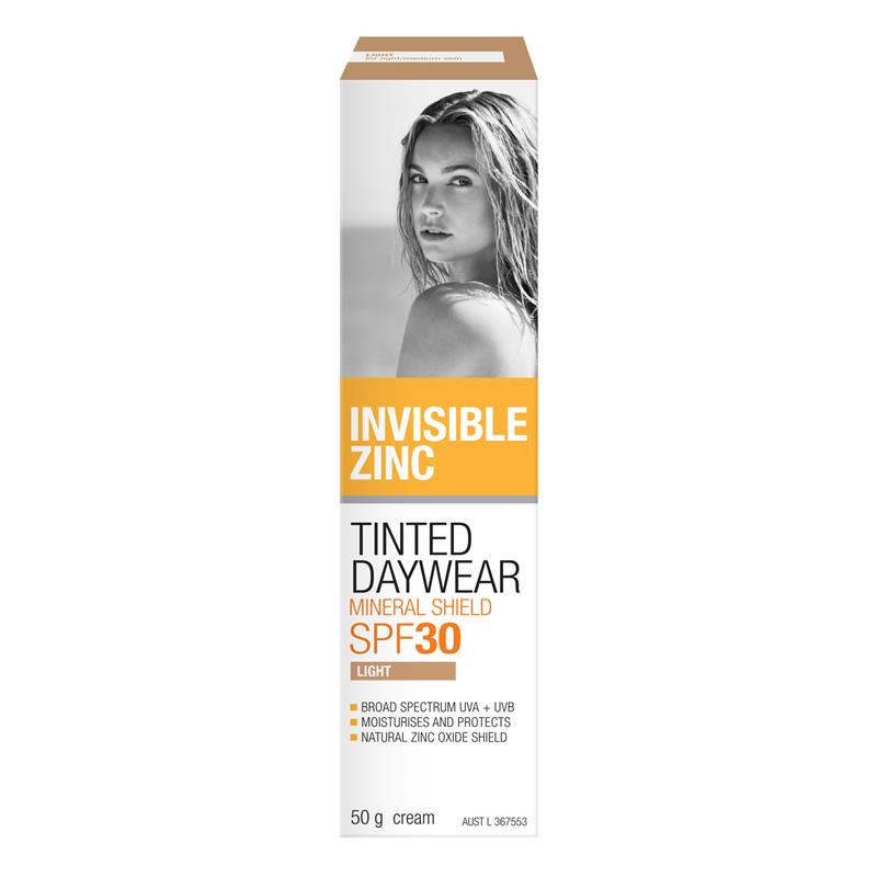 Load image into Gallery viewer, Invisible Zinc Tinted Daywear Light SPF 30+ 50g
