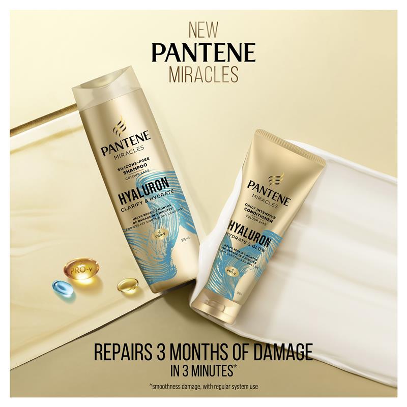Load image into Gallery viewer, Pantene Miracles Hyaluron Hydrate &amp; Glow Daily Intensive Conditioner 600ml

