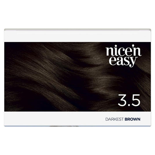 Clairol Nice N Easy 3.5 Darkest Brown Permanent Hair Colour