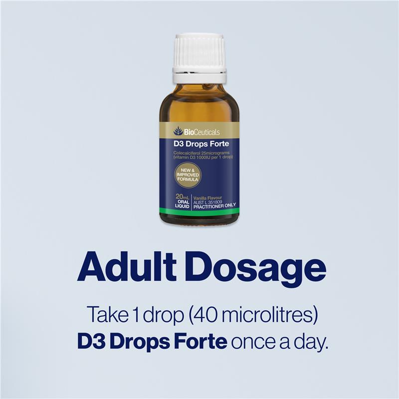 Load image into Gallery viewer, Bioceuticals D3 Drops Forte 20ml New
