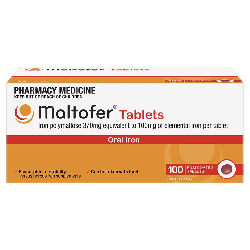 Load image into Gallery viewer, Maltofer Oral Iron 100mg 100 Tablets
