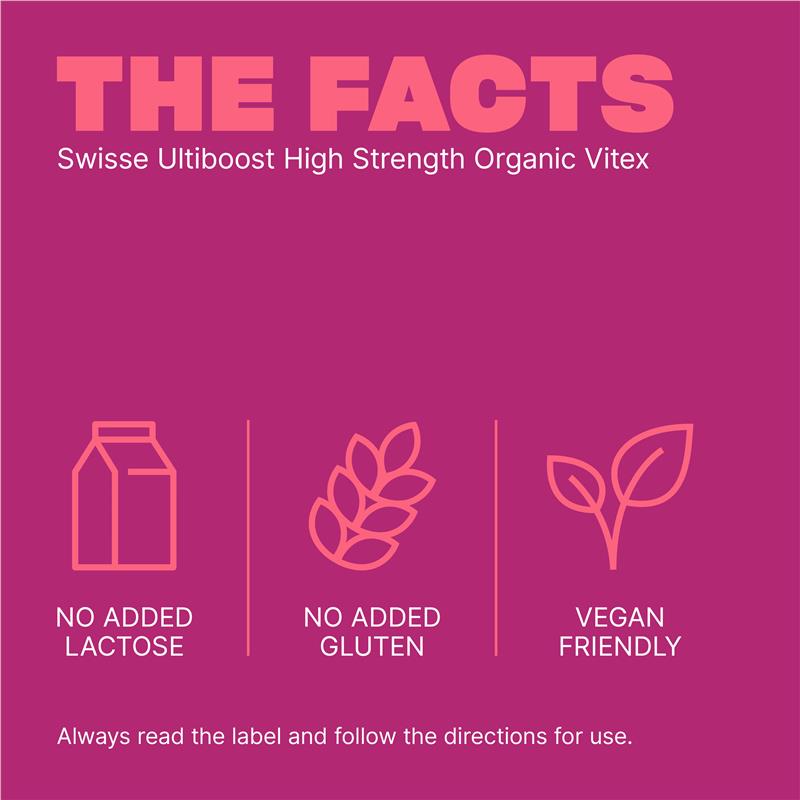 Load image into Gallery viewer, Swisse Organic Vitex 1500mg 60 Tablets
