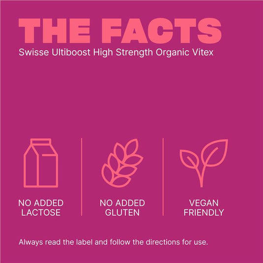 Swisse Organic Vitex 1500mg 60 Tablets