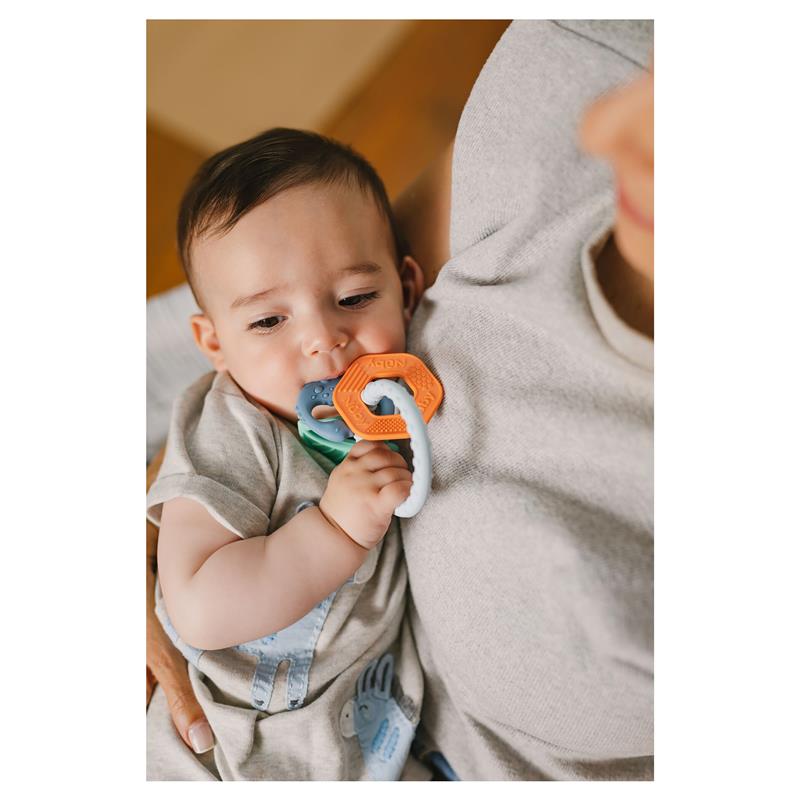 Load image into Gallery viewer, Nuby Chewy Charms Silicone Teether
