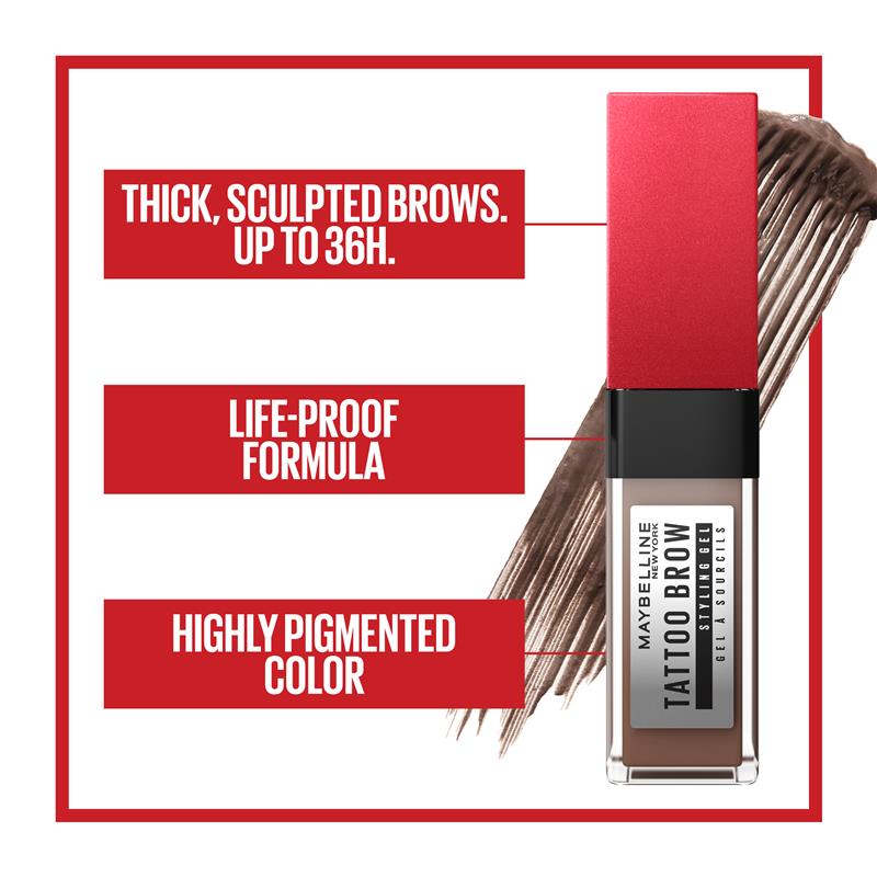 Load image into Gallery viewer, Maybelline Tattoo Brow 3 Day Soft Brown
