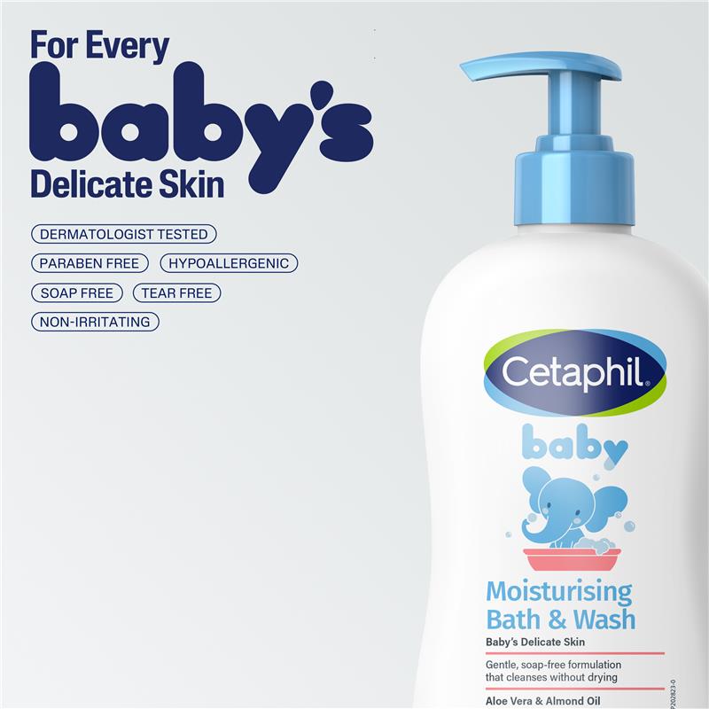 Load image into Gallery viewer, Cetaphil Baby Moisturising Bath &amp; Wash 400mL
