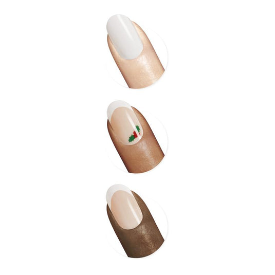 Sally Hansen Salon Effects Perfect Manicure 24 Press On Nails Once Upon A Holiday Collection Heartstrings