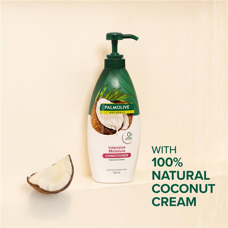 Load image into Gallery viewer, Palmolive Naturals Intensive Moisture for dry/coarse Hair Conditioner Coco cream &amp; Pure milk protein 700mL
