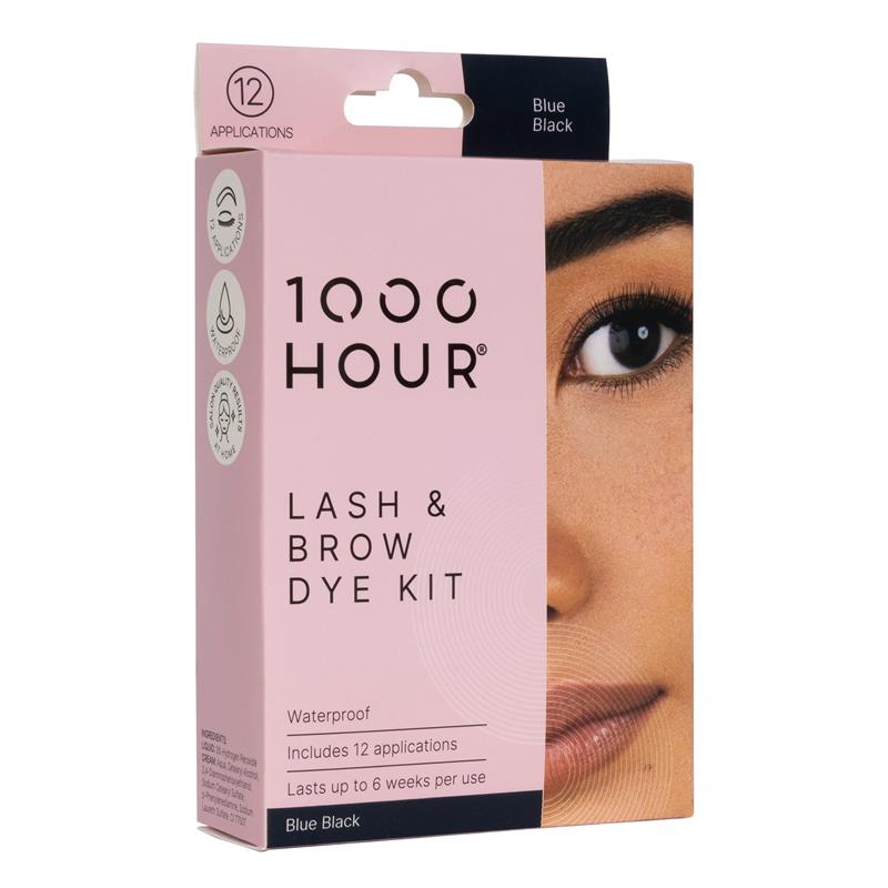 Load image into Gallery viewer, 1000 Hour Eyelash &amp; Brow Dye Kit Blue/Black
