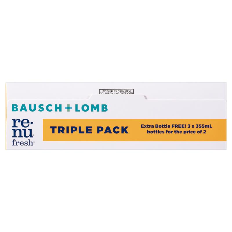 Load image into Gallery viewer, Bausch &amp; Lomb Renu Fresh 3 For 2 355ml
