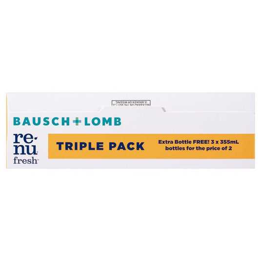 Bausch & Lomb Renu Fresh 3 For 2 355ml