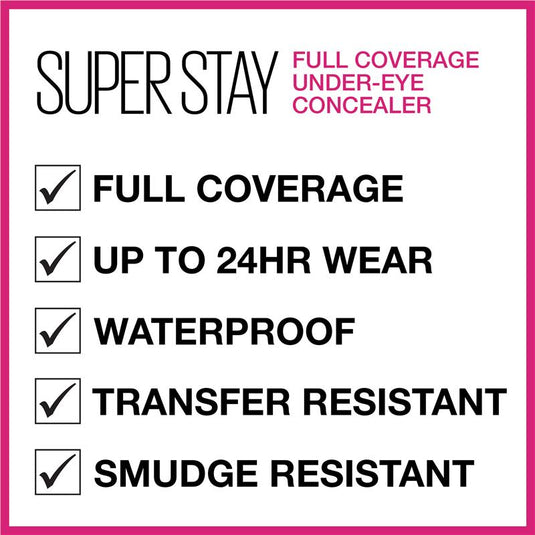 Maybelline Superstay Full Coverage Under Eye Liquid Concealer 30 Honey