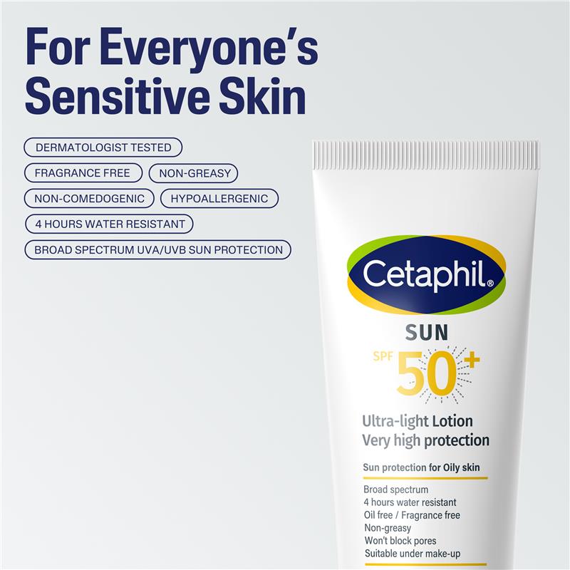 Load image into Gallery viewer, Cetaphil Sun SPF 50+ Ultra Light Lotion 100ml
